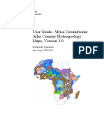 User Guide: Africa Groundwater Atlas Country Hydrogeology Maps, Version 1.0