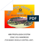 Abb Propulsion System Cdac Vcu Handbook: (TCN Based Vehicle Control Unit)