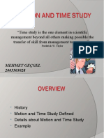 Time Study Is The One Element in Scientific Management Beyond All Others Making Possible The Transfer of Skill From Management To Men ..