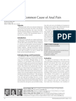 Anal Fissure: Common Cause of Anal Pain