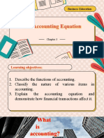 The Accounting Equation: Business Education