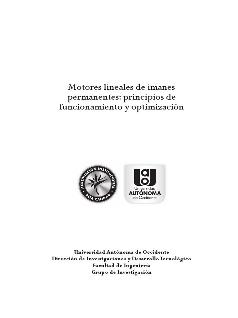 Motores Lineales de Imanes Permanente | PDF | Optimización Matemática ...