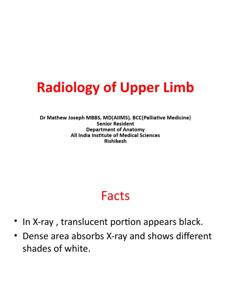Upper Limb Radiology and Fractures Guide | PDF | Elbow | Anatomical ...