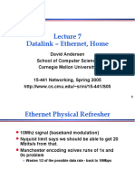 Lecture 7 - Ethernet Physical Refresher