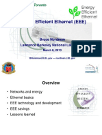 Network Standby - Toronto Energy Efficient Ethernet (EEE