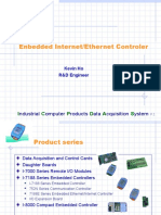 Enbedded Internet/Ethernet Controler: Ndustrial Omputer Roducts Ata Cquisition Ystem