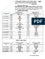 Exam Time Table Advertisement Dec 2021