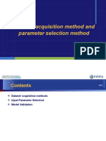 Dataset Acquisition Method and Parameter Selection Method