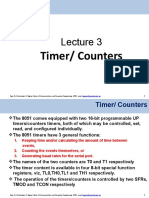 Timer/ Counters: Engr. Dr. Christopher U. Ngene, Dept. of Communication and Computer Engineering, ATBU, Email