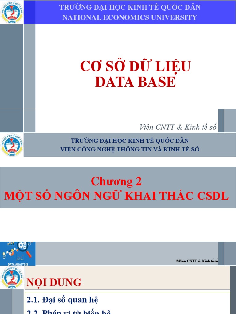 Chương 2 - SQL | PDF