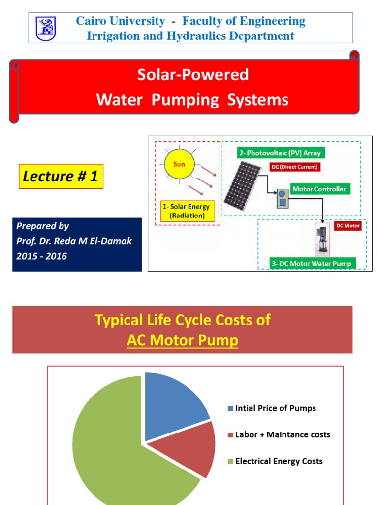 Solar-Powered Water Pumping Systems | PDF | Solar Power | Photovoltaics