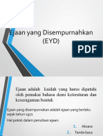 Ejaan Yang Disempurnahkan (EYD)