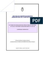 Ley Marco de Regulación de Empleo Público Nacional y su Decreto Reglamentario