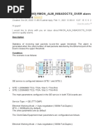 (OptiX OSN 8800) RMON - ALM - INBADOCTS - OVER Alarm in A TOA Board