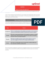 What Is Product Management Session Summary