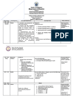 Department of Education: Weekly Home Learning Plan Grade 9 SPA Dela Rama