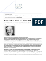 Decolonization of Asia and Africa, 1945–1960 - Milestones- 1945–1952 - Milestone