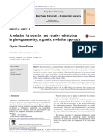 A Solution For Exterior and Relative Orientation in Photogrammetry, A Genetic Evolution Approach