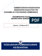 2P4 - Sekjen - DUKUNGAN KEMENTERIAN KESEHATAN DALAM PENINGKATAN KUALITAS TRI DHARMA