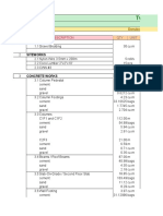 Two Storey Residential Building: Detailed Estimate and Costing