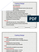 Casting Design: Following Are The Design Considerations