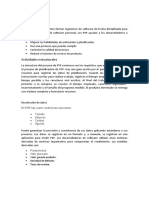 Actividades Estructurales: PSP Sus Objetivos