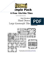 Sample Pack: Hand Drawn Large Geomorph Tiles