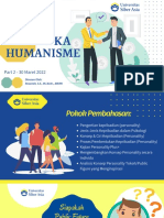MKU Estetika Humanisme - Part 2 - Personal Studies - 20220330 - UNSIA