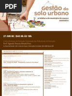 Gestão do Solo Urbano – Prefeitura do Município de Osasco