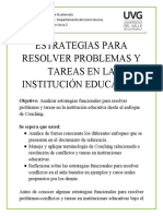 Estrategias para Resolver Problemas y Tareas en La Institución Educativa