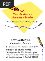 Test Gestaltico Visomotor Bender