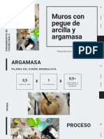 Pegue Arcilla Argamasa