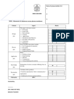 SMJK Chio Min Project-Based Learning Biology Form 4 /2021 TOPIC: Movement of Substances Across Plasma Membrane