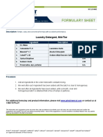 Formulary Sheet: Laundry Detergent, Mid-Tier