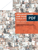Advanced Audit and Assurance (AAA-INT) : Syllabus and Study Guide
