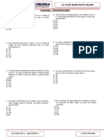 Semana 1 - Aritmética - Diciembre - 2° Secundaria