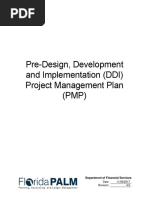 Florida PALM Pre DDI Project Management Plan