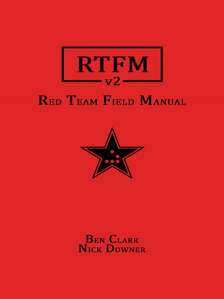 RTFM Red Team Field Manual v2 PDF Windows Registry Microsoft