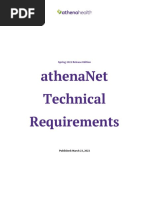 Athenanet Technical Requirements: Spring 2022 Release Edition