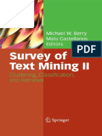 Peg Howland, Haesun Park (Auth.), Michael W. Berry, Malu Castellanos (Eds.) - Survey of Text Mining II - Clustering, Classification, and Retrieval-Springer-Verlag London (2008)