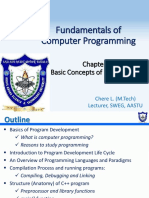Chapter 1 - Basic Concepts of Programming