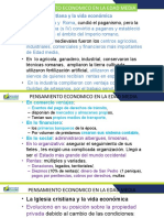 Pensamiento Economico en La Edad Media: - La Iglesia Cristiana y La Vida Económica