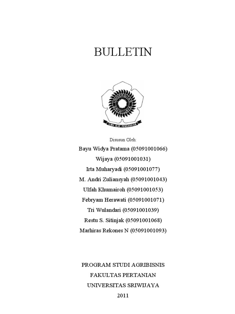 Bulletin