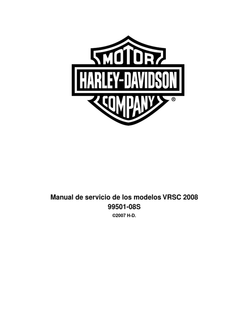 Manual de Servicio VRSC 2008 | PDF | Harley Davidson | Ingeniería