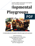 Developmental Playgroups - A Popular Education Approach