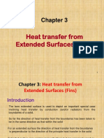 Heat Transfer From Extended Surfaces (Fins)
