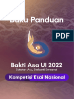 Buku Panduan Kompetisi Esai Nasional Bakti Asa UI 2022