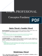 Diapositivas Etica Profesional 1, Conceptos Fundamentales