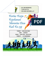 Kertas Kerja Kejohanan Merentas Desa 2022