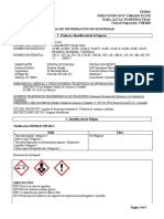 MSDS Prestone Liquido para Frenos